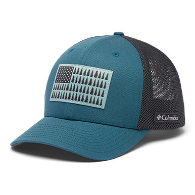 Columbia Men's Mesh Tree Flag Ball Cap - High Crown