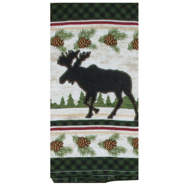 Kay Dee Designs Woodland Moose Terry Towel