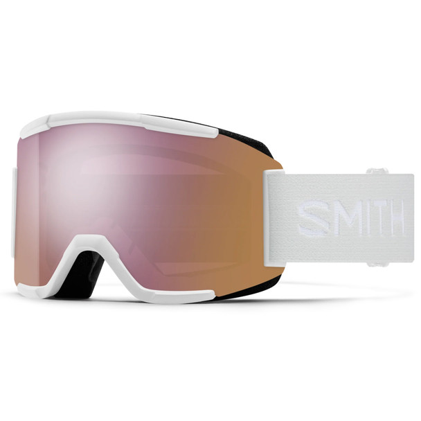 M0070033F99M5 - White Vapor | ChromaPop Everyday Rose Gold Mirror Lens - 3-Quarter left view