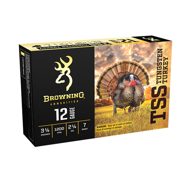 Browning TSS Tungsten Turkey 20 GA 3" 1-1/2 oz. #7 & #9 Shotshell Ammo (5)
