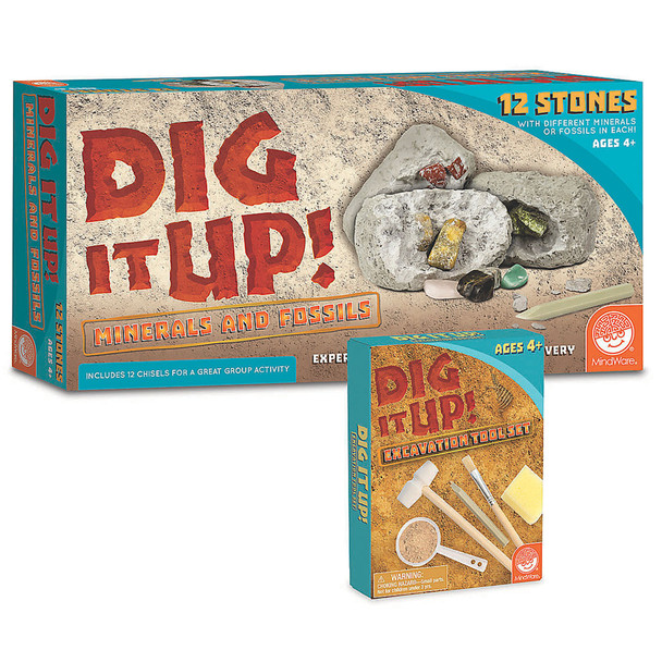 MindWare Dig It Up! Fossils And Minerals Kit