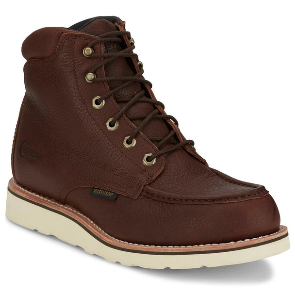 Chippewa Men's 6" Edge Walker Waterproof Moc Toe Lace Up Boot
