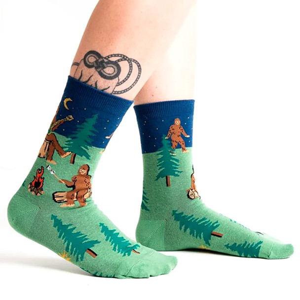 Sock It To Me Women's Sasquatch Campout Crew Socks