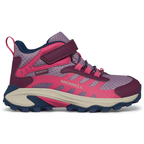 Merrell Kids' Girls' Moab Speed Mid 2 A/C Waterproof Hiker Sneaker