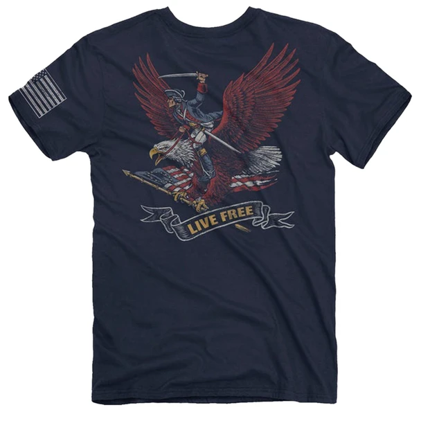 Buck Wear Men's Patriot Eagle Short-Sleeve Shirt
