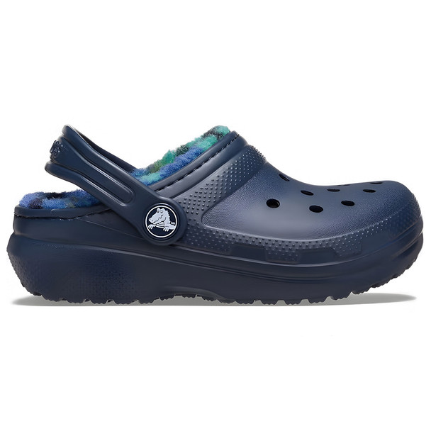 Crocs Boys' & Girls' Classic Lined Bold Check Clog