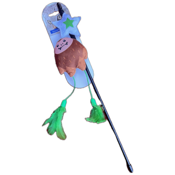 Pet Souvenirs Big Foot Wand Cat Toy