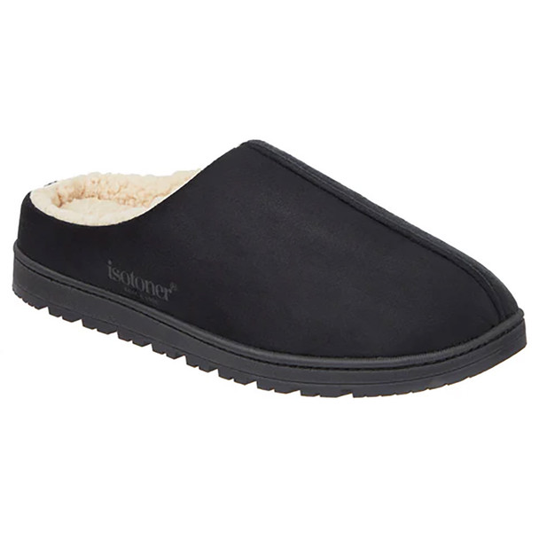 Isotoner Men's Microsuede Rory Clog Slipper