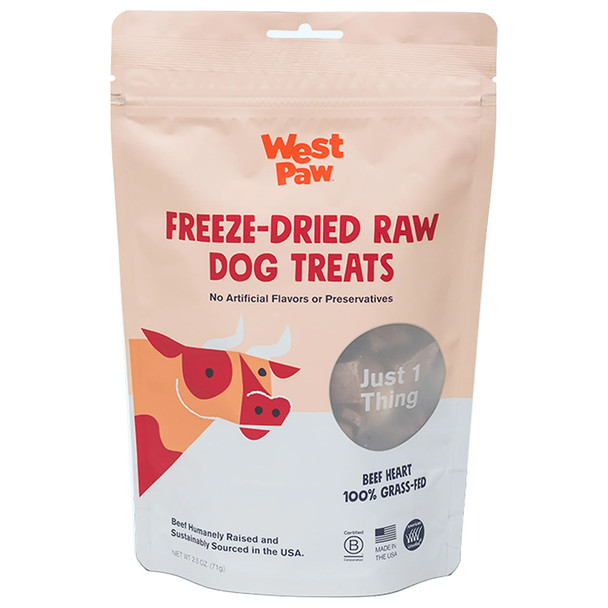 West Paw Design Freeze-Dried Beef Heart Dog Treat