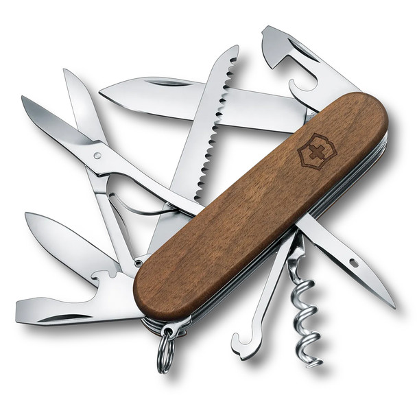 Victorinox Swiss Army Huntsman Wood Multi-Tool Pocket Knife