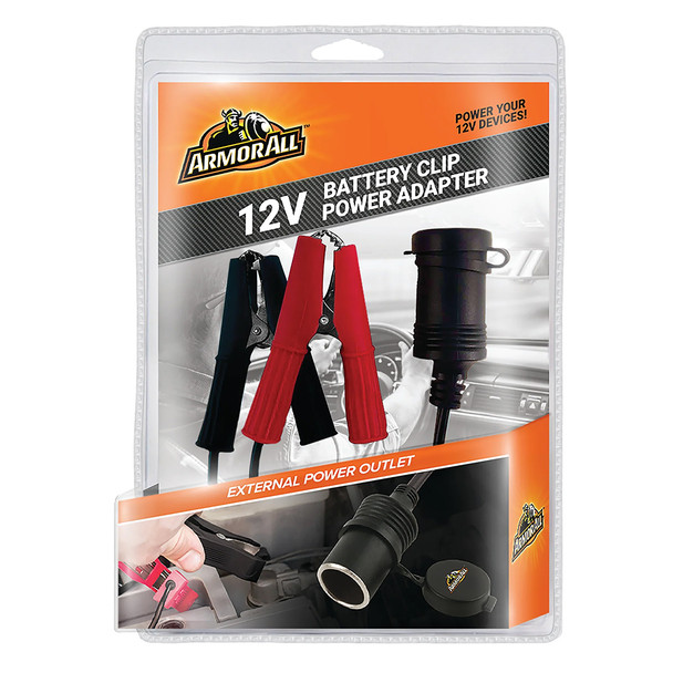 Armor All 12-Volt Battery Clip Power Adapter
