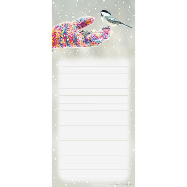 Pumpernickel Press Mitten Munchies Magnetic List Notepad