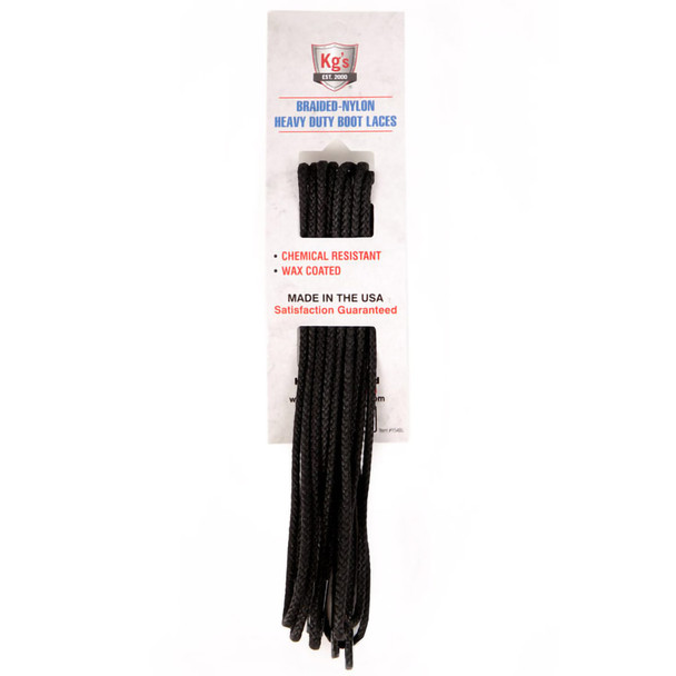 Kg's Boot Guard 54" Premium Braided-Nylon Heavy Duty Boot Lace