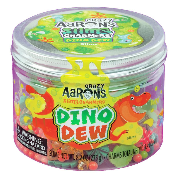 Crazy Aaron's Slime Charmers Dino Dew Slime