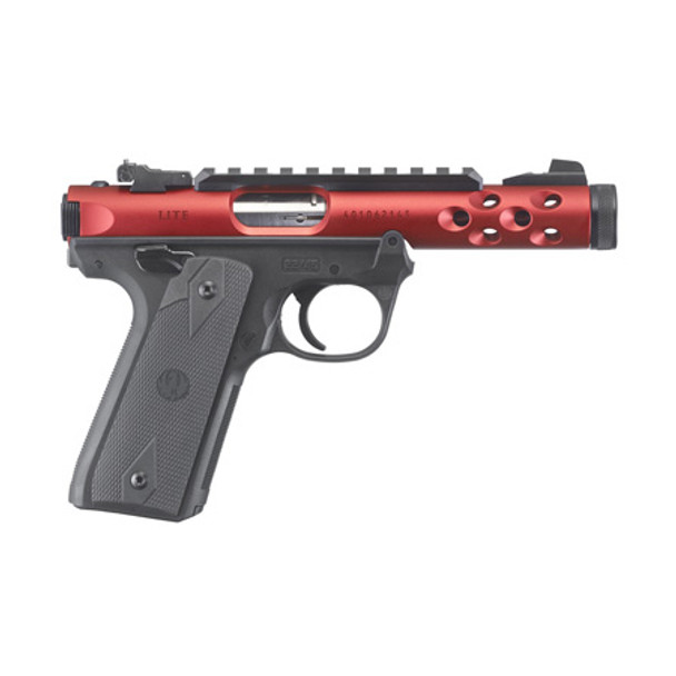 Ruger Mark IV Lite Red Anodized Davidson's 22 LR 4.4" 10-Round Pistol w/ 2 Magazines