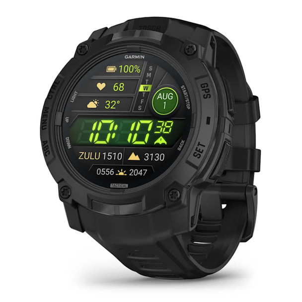 Garmin Instinct 3 Tactical Edition AMOLED GPS Multi-Sport Smartwatch
