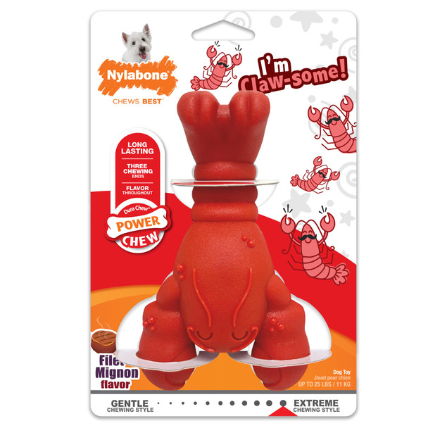 Nylabone Power Chew Lobster Dog Chew Toy Nylabone Power Chew Lobster Dog Chew Toy