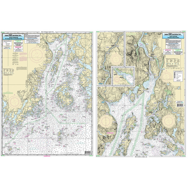 Captain Segull's Nearshore: St George River, ME to Penobscot Bay and River Waterproof Chart