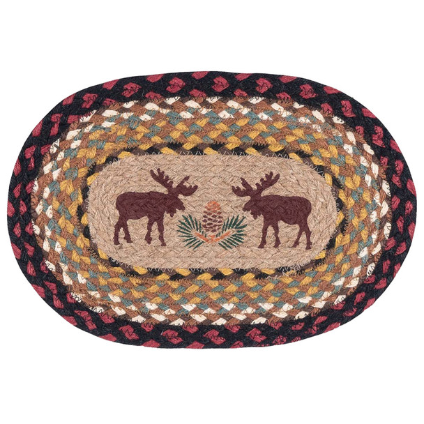 Capitol Earth Moose/Pinecone Oval Swatch