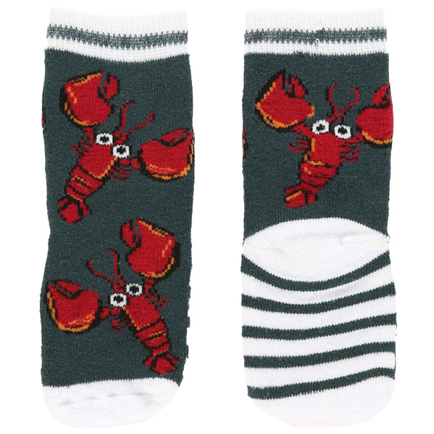 Lazy One Infant Lobster Stripe Sock