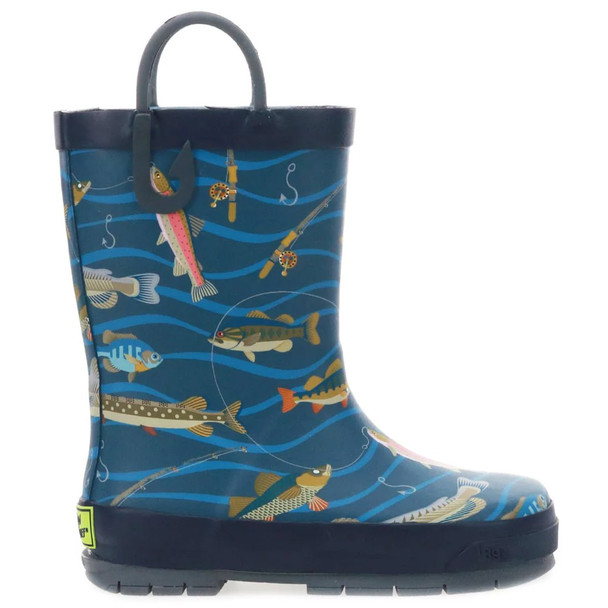 Western Chief Boys' Gone Fish'n Rain Boot