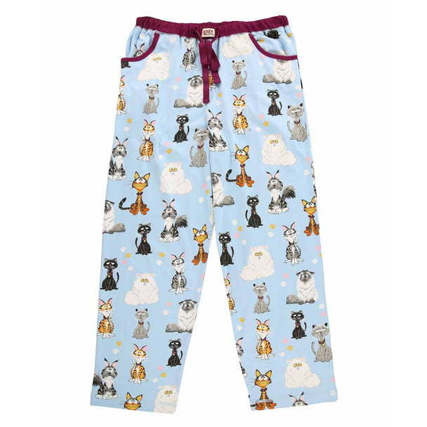 Lazy One Women's Cattitude Regular Fit Pajama Pant
