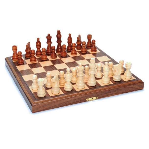 WE Games Folding Wood Travel Chess Set WE Games Folding Wood Travel Chess Set