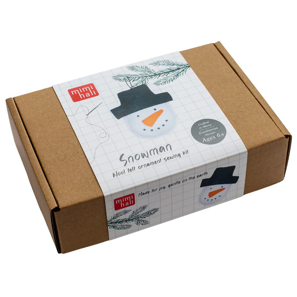 Mimihali Snowman Christmas Ornament Sewing Kit