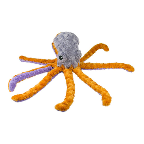 Tall Tails Octopus with Squeaker Plush Dog Toy