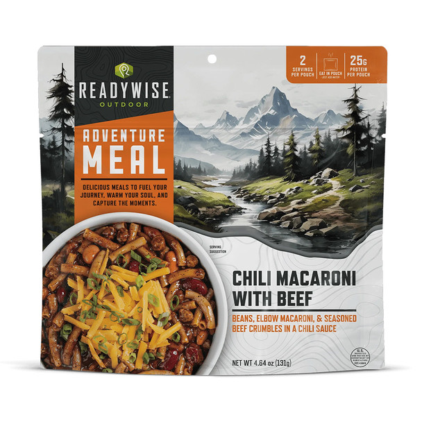 ReadyWise Adventure Meal Chili Mac w/ Beef Meal - 2 Servings