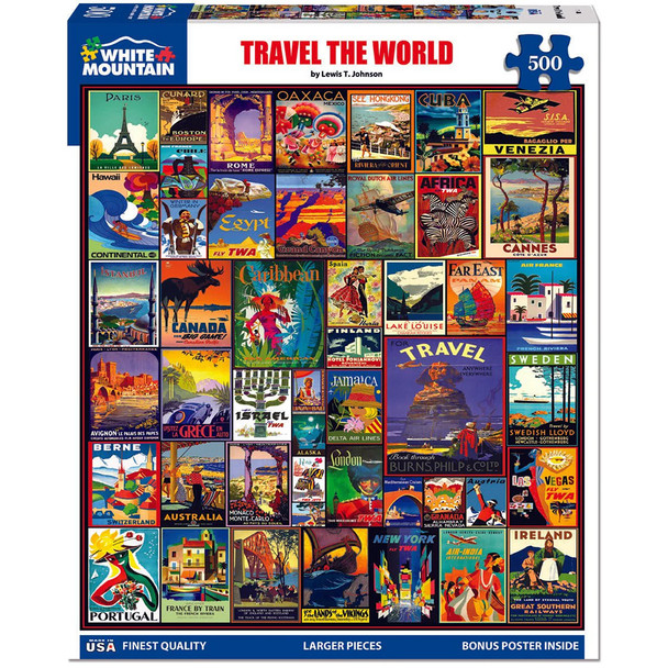 White Mountain Jigsaw Puzzle - Travel The World