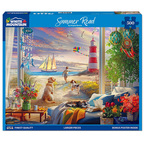 White Mountain Jigsaw Puzzle - Summer Read
