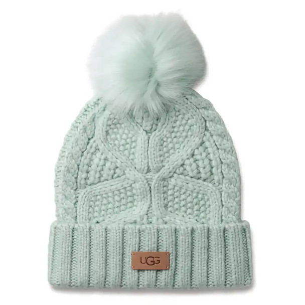 UGG Women's Cable Beanie With Pom - Kittery Trading Post