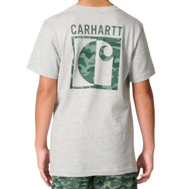 Carhartt Children's Camo Logo Short-Sleeve Shirt