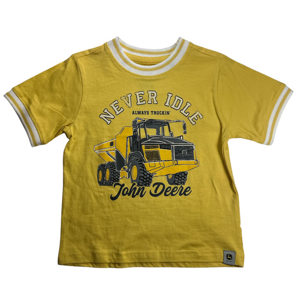 John Deere Toddler Never Idle Short-Sleeve Shirt