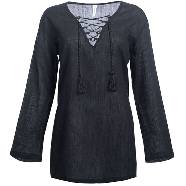 Split Coast Women's Swim Cover-Up Pullover