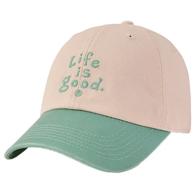 Life is Good Men's Vintage Wordmark Stacked Chill Cap