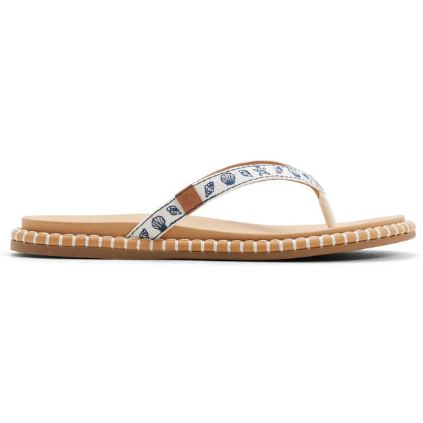 Sperry Women's Isla Embroidered Shells Thong Sandal