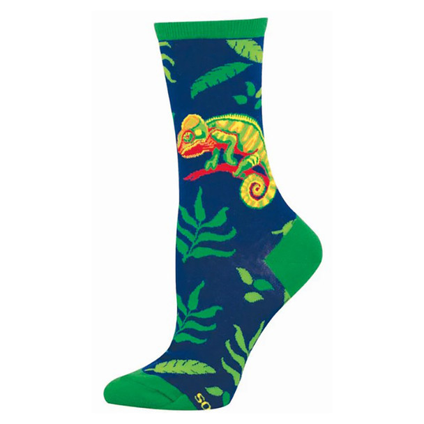 Socksmith Women's Bright as a Chameleon Crew Sock