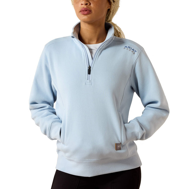 Ariat Women's Rebar Lightweight Mock 1/2 Zip Sweatshirt