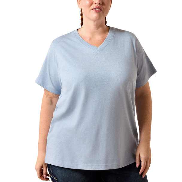 Ariat Women's Rebar Cotton Strong Standard V-Neck T-Shirt - Plus Size