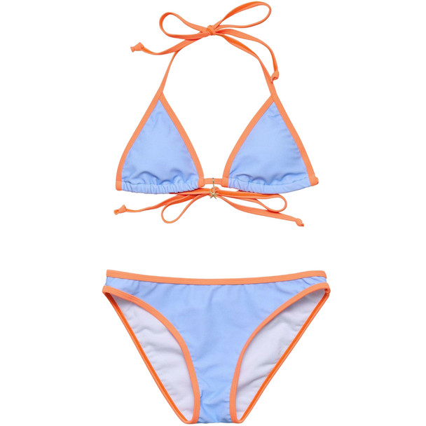 Snapper Rock Swimwear Teen Girl's Sea Sorbet Charm Triangle Bikini Set, 2-Piece
