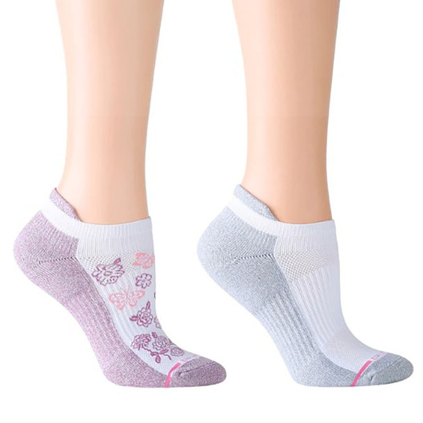 Dr. Motion Women's Butterfly Toile Ankle Compression Socks