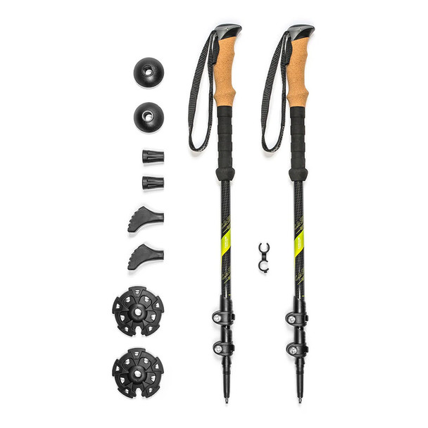 Cascade Mountain Tech Carbon Fiber Quick-Lock Trekking Pole - 1 Pair