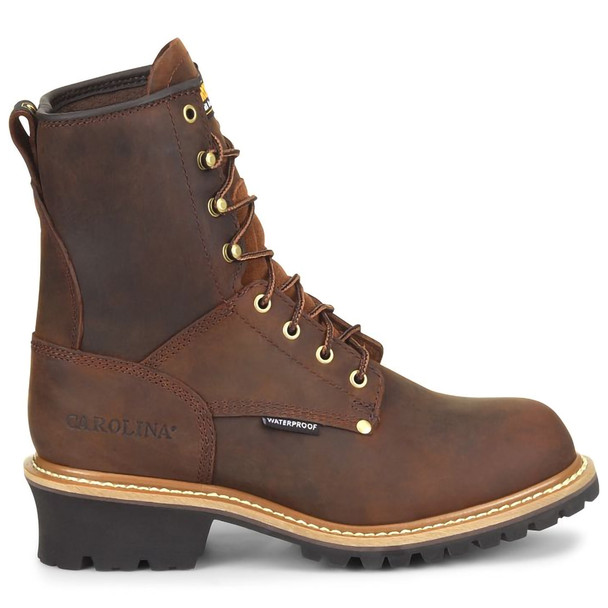 Carolina Men's Elm 8" Steel Toe Waterproof Logger Work Boot
