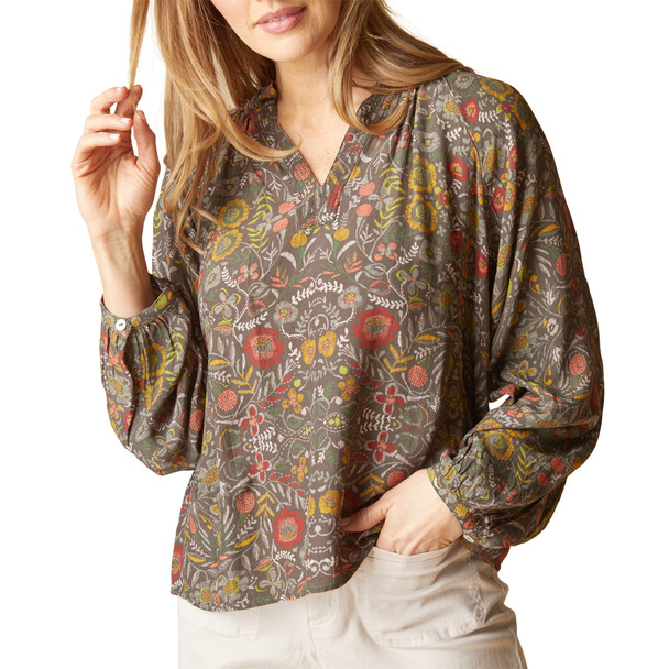 Olive - front, on model