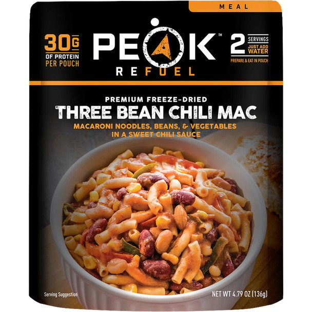 Peak Refuel Vegan Three Bean Chili Mac - 2 Servings