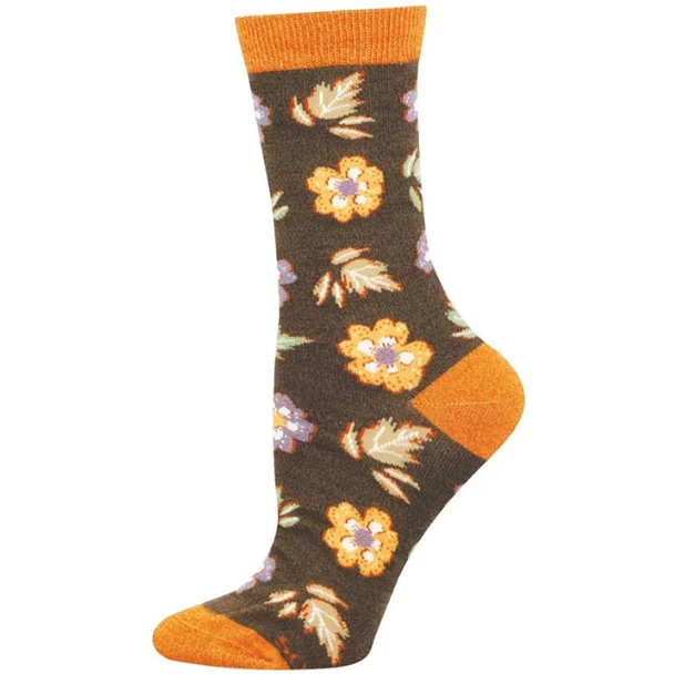 Socksmith Design Women's Autumn Foliage Crew Sock