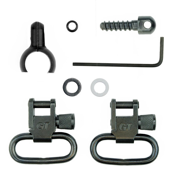 GrovTec Two-Piece Barrel Band/Swivel Set w/ 1" Loops