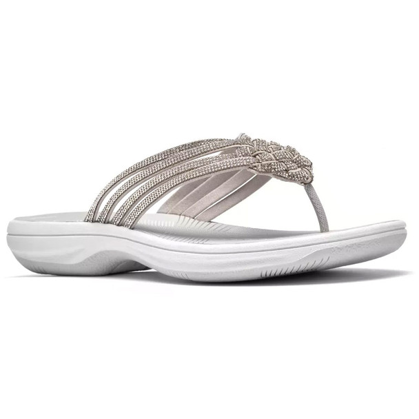 Clarks Women's Breeze Gem Flip Flop Sandal